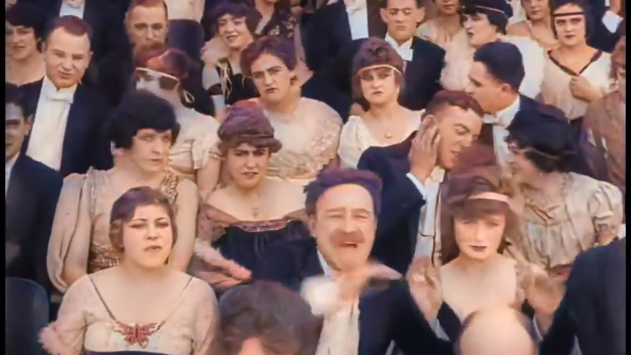 A Night in the Show (1915) _ Charlie Chaplin _ - color