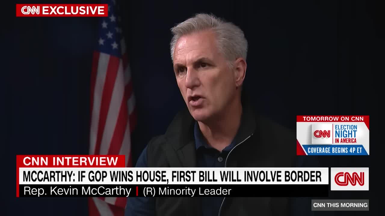 If the GOP wins the House, Kevin McCarthy inquired about impeaching Biden. Hear his response
