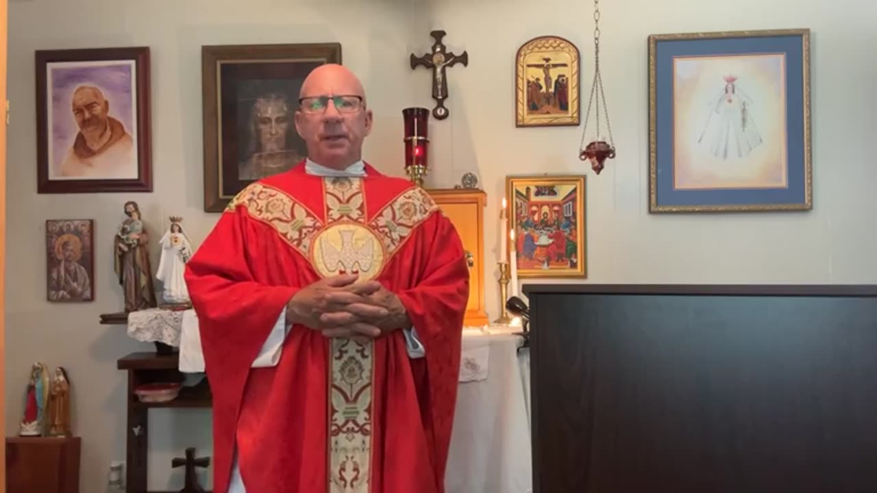 Adoration before Mass; St Peter and St Paul; homily on who Jesus is!