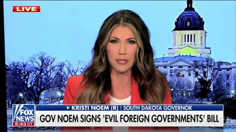 Gov. Kristi Noem joins Fox & Friends to Discuss TikTok Ban