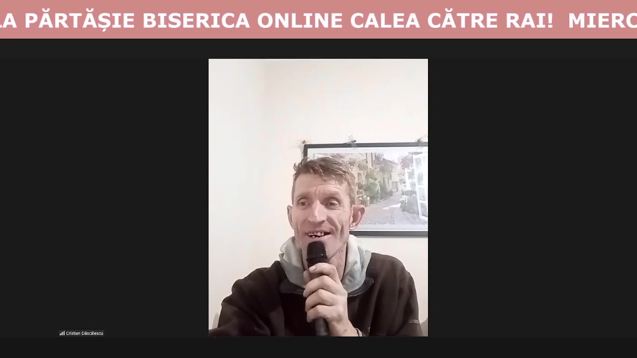 CRISTIAN DĂSCĂLESCU -DOMNUL ÎMI ESTE ADĂPOST- PĂRTĂȘIE LIVE BISERICA INTERNAȚIONALĂ CALEA CĂTRE RAI