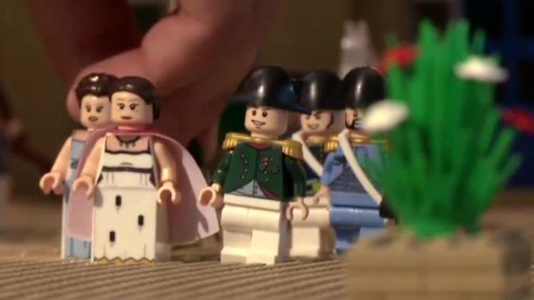 Napoleon's life in Lego