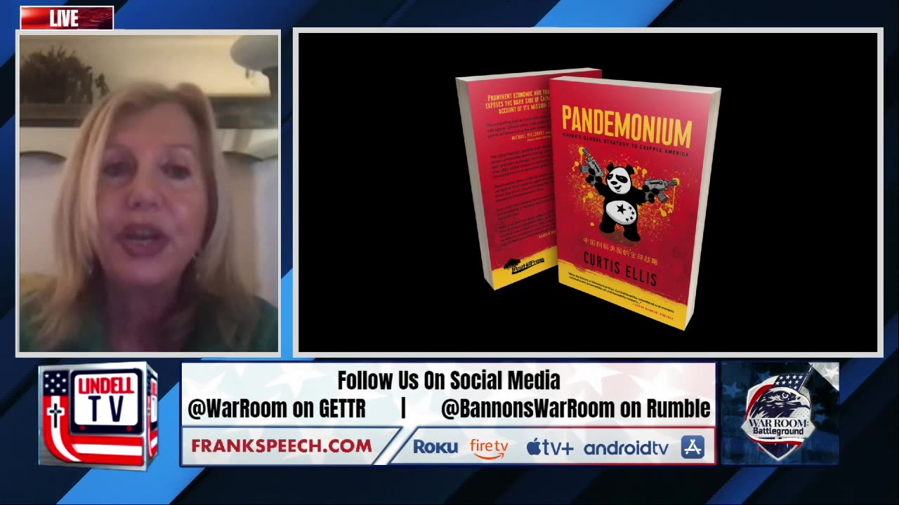 Maxine Albert Joins WarRoom To Discuss Parallels Between Curtis Ellis’ Book: Pandemonium And Today