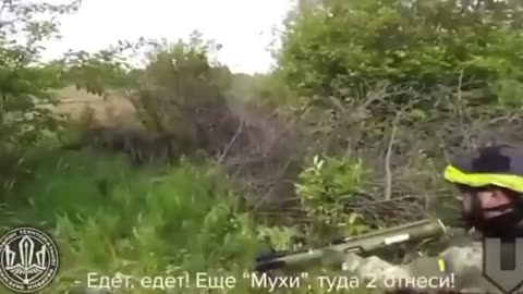 A battle with a Russian tank from the first person.