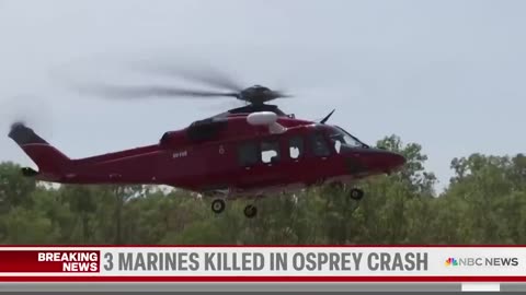 3 US Marines killed in air crash in Australia during training exercises