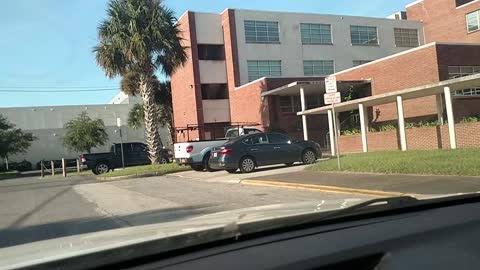 UF Health Jacksonville Hospital - Back of Hospital - Florida Surge