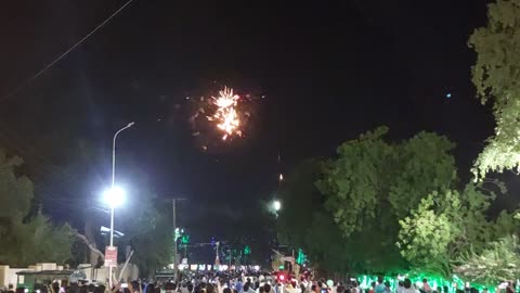 Amazing fireworks on Independence day