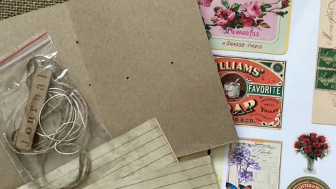 Make Your Own Junk Journal Kit - All The Elements and Instructions Included ❤️