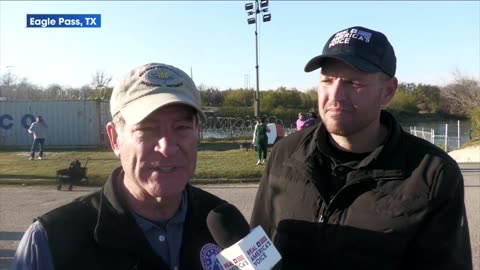 Ben Bergquam Reporting Live From The Border With Congressman Mark Green