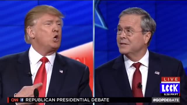 Bush" Disrespect* Trump in Their Debate