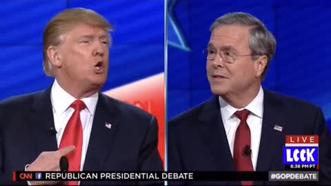 Bush" Disrespect* Trump in Their Debate