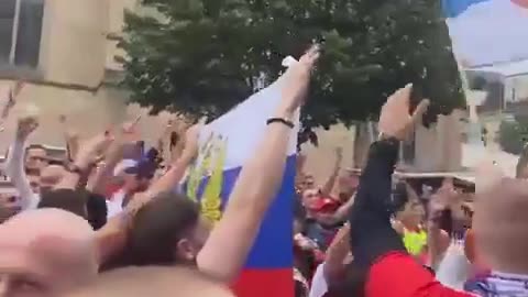 Serbian fans in Germany