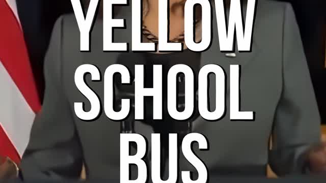 Kamala, Who Doesn't Love A Yellow School Bus Right?