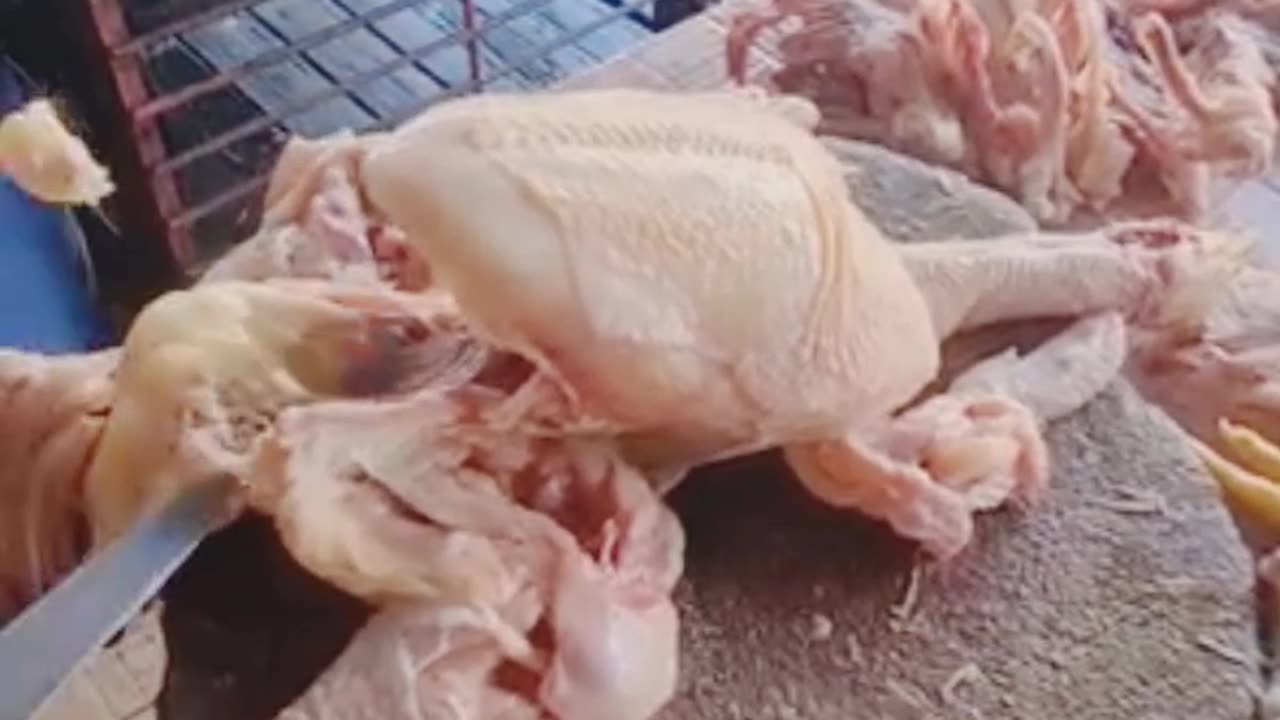 Chicken cutting style