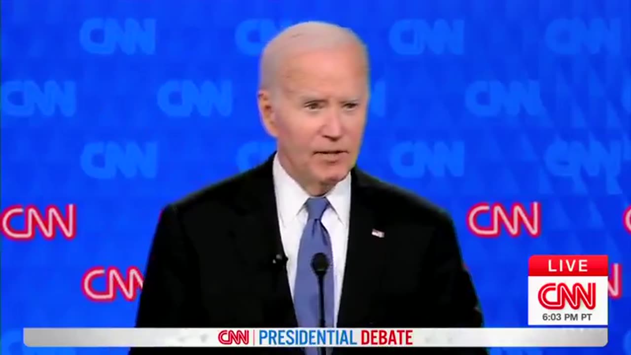 Biden Starts Coughing At Start Of Presidential Debate, Speaks With Raspy Voice