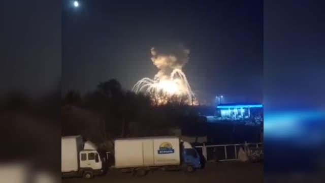 Video explosion from Ukraine, Russia attacked Ukraine