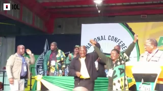 Watch: Cyril Ramaphosa re-elected as ANC president at 55th National Conference