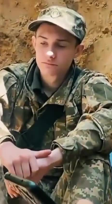 Very young males fighting for Ukraine