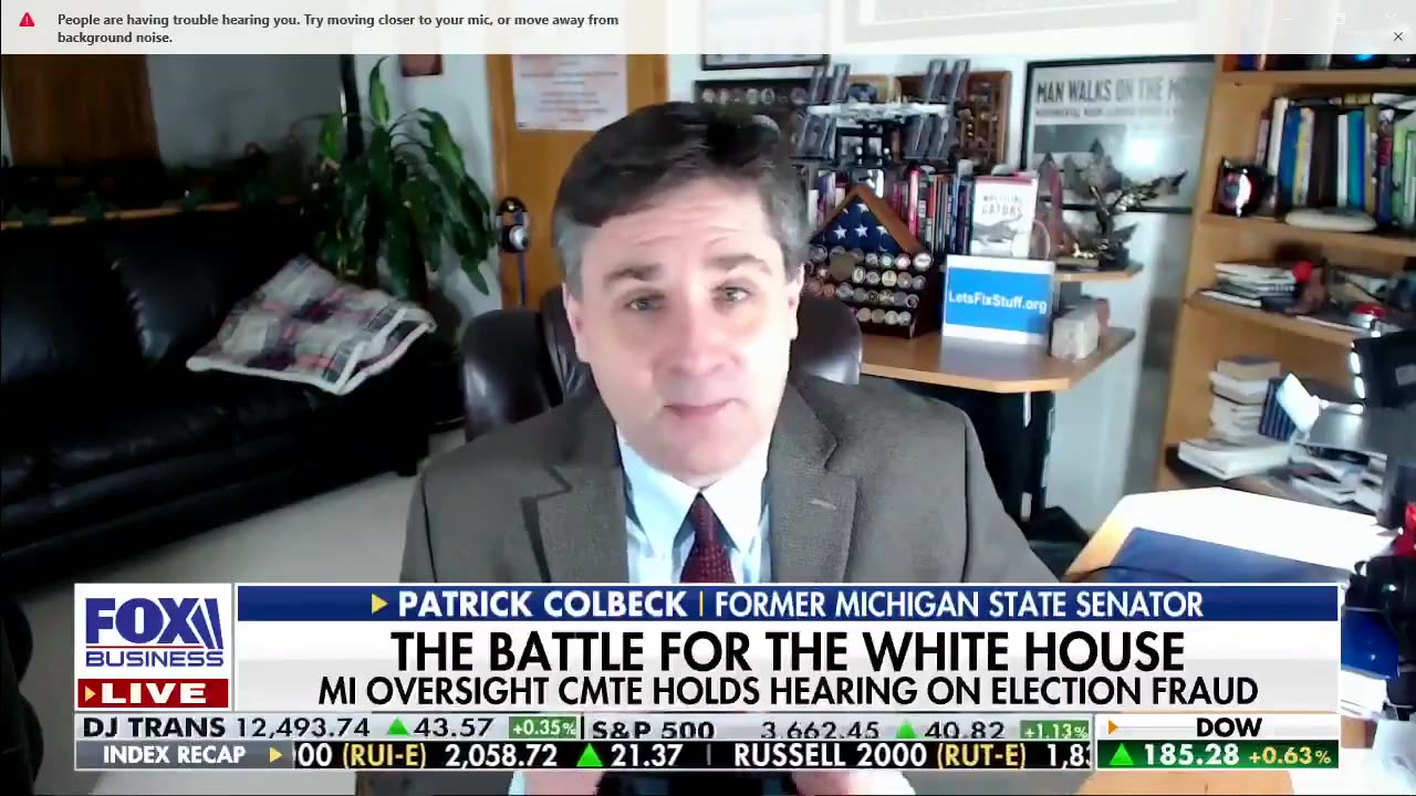 Lou Dobbs w Patrick Colbeck MI election challenger