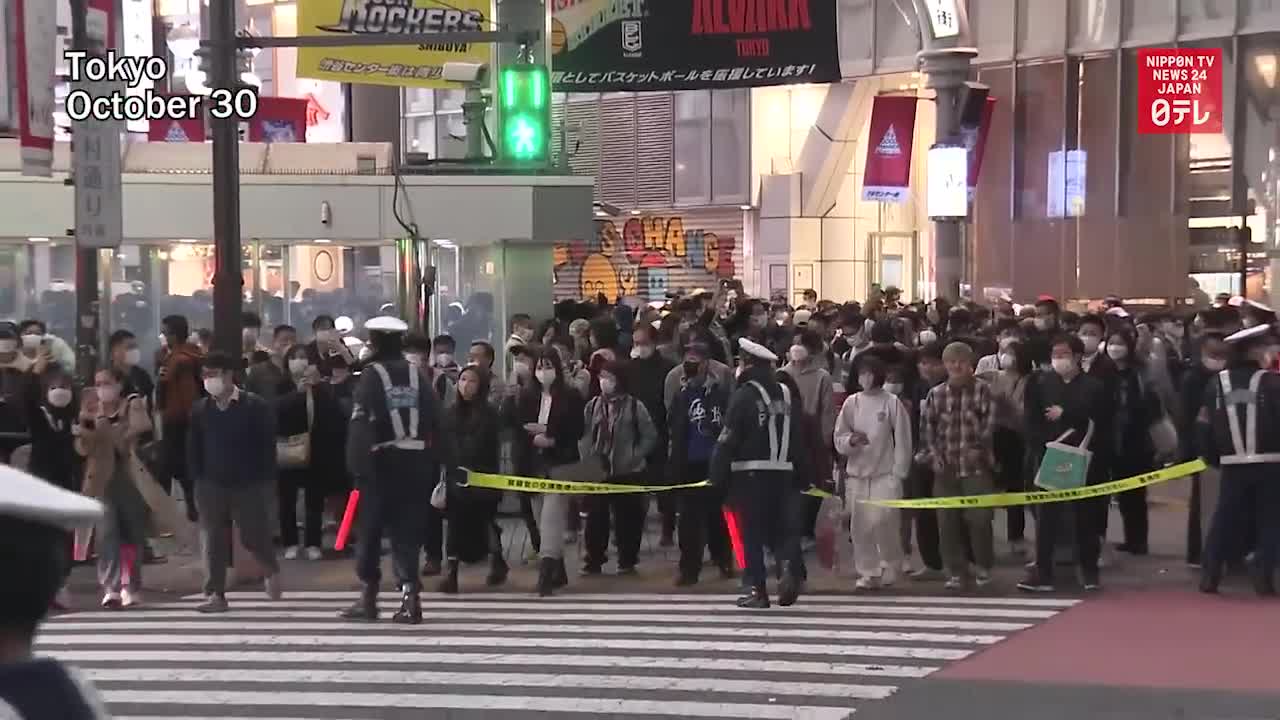 Tokyo police up alert in Shibuya following Itaewon incident