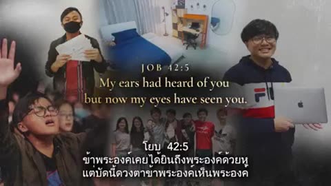 Thai christians worshipping in Singapore