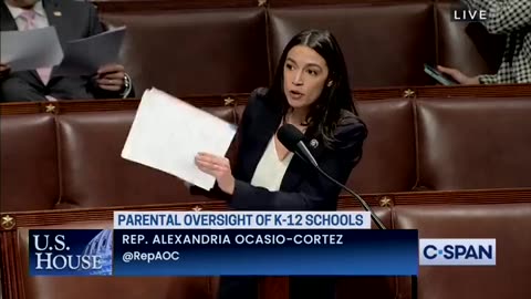 Aoc Says That The Republican Parents Rights Bill Is "Fascism"