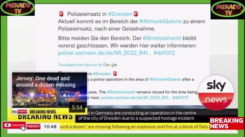 DRESDEN IN GERMANY SHOOTING INCIDENT