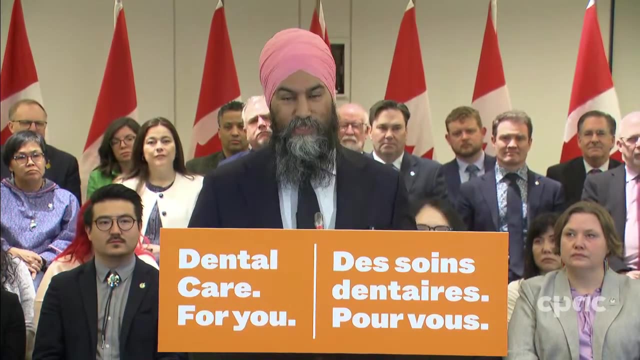 Canada: NDP Leader Jagmeet Singh addresses his caucus – March 29, 2023