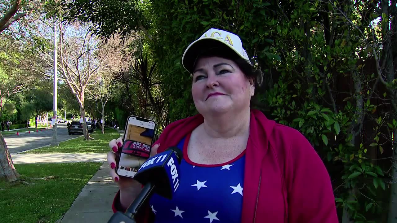Donald Trump supporters sang, held prayers and rallied outside of