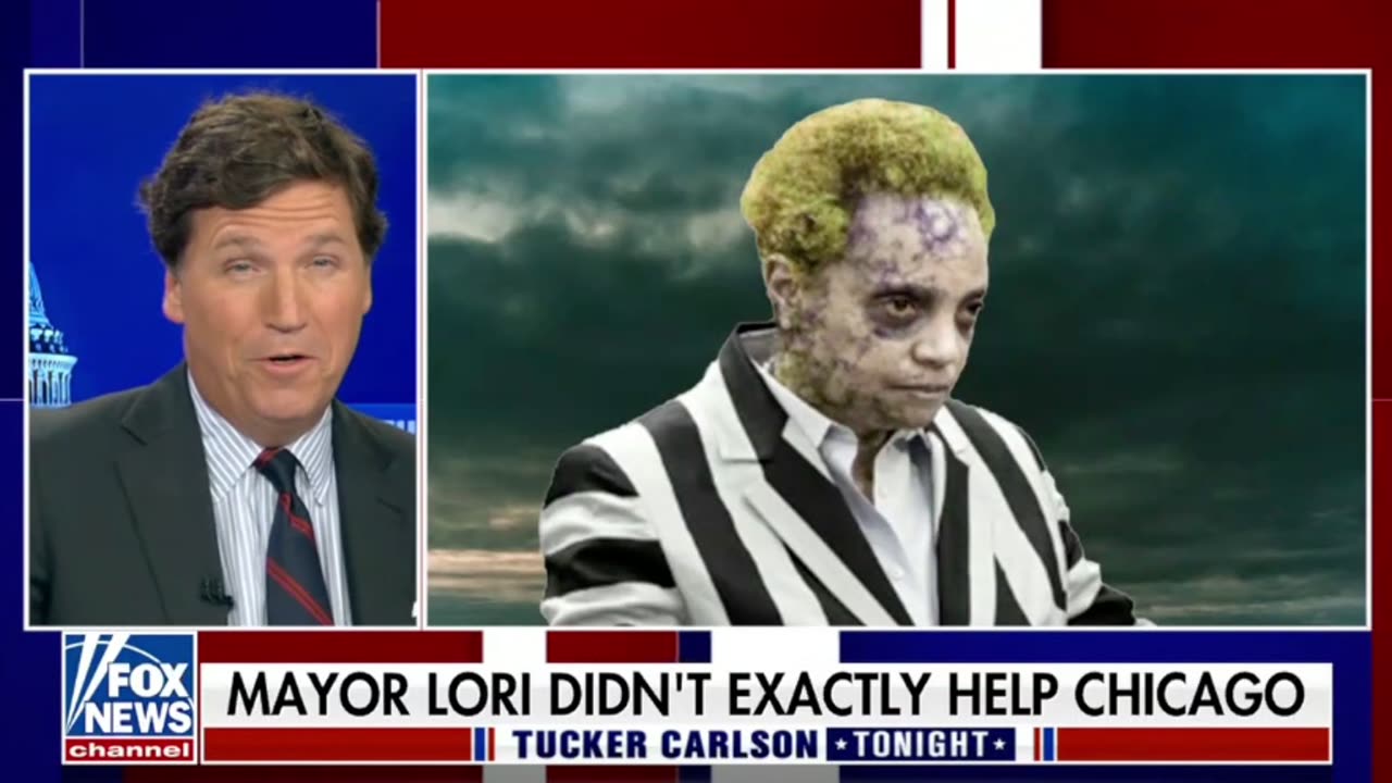 Tucker Carlson: "Last night the QAnon army came for Lori Lightfoot."