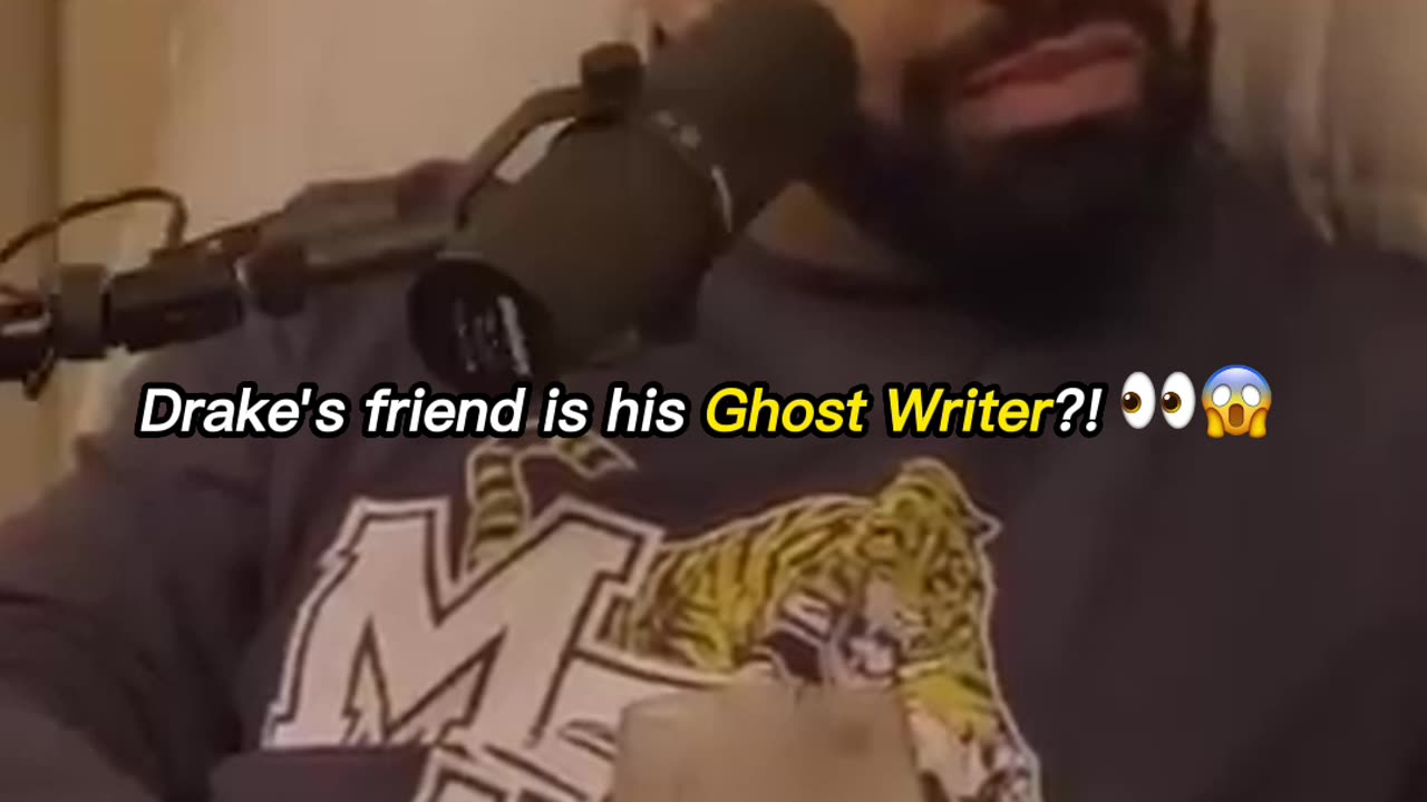 Drake's friend is his ghost writer?! 👀😱