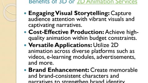 2d animation services