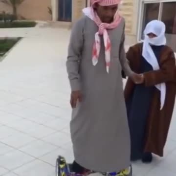 Man falls of board and breaks glass