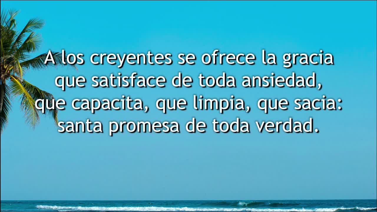 318 - A los sedientos venid