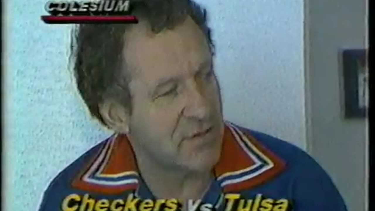 April 17, 1982 - Indianapolis Checkers & Coach Fred Creighton in Semi-Finals