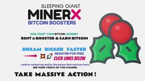 MINERX MINER X - merry x-mas - 5 WAYS TO EARN REAL BITCOIN via AI NOW - TOP TEAM ROB BUSER