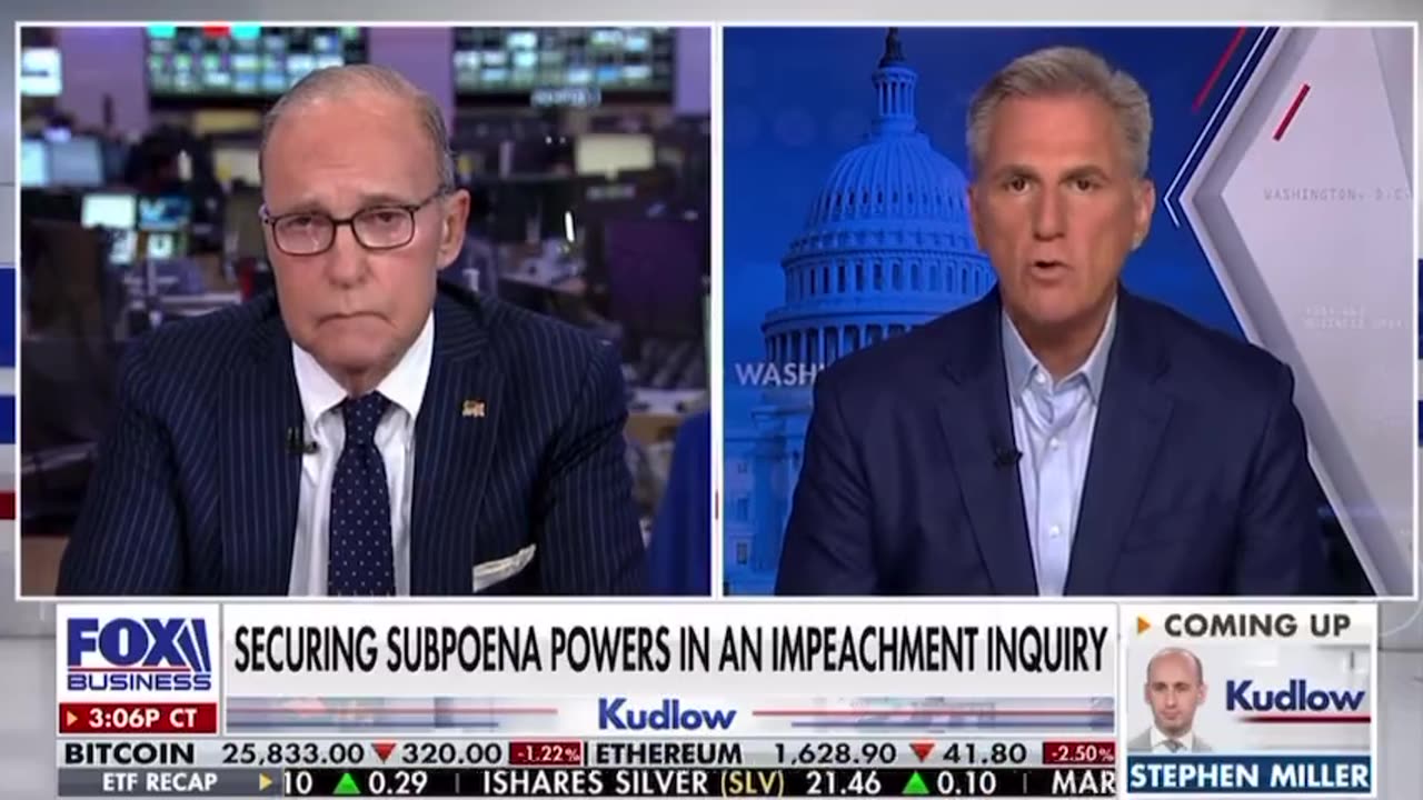 HUGE: McCarthy Drops Massive Update On Biden's Potential Impeachment