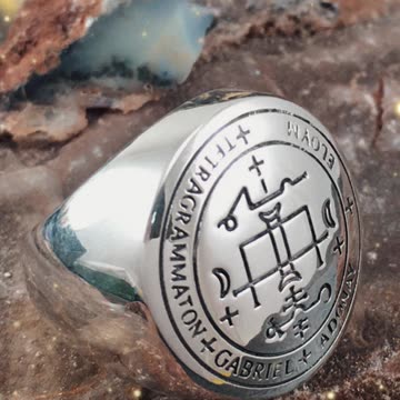 Gabriel's Blessing: Sigil Silver Ring