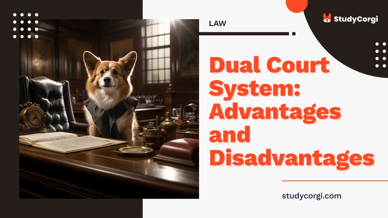 Dual Court System: Advantages and Disadvantages - Research Paper Example