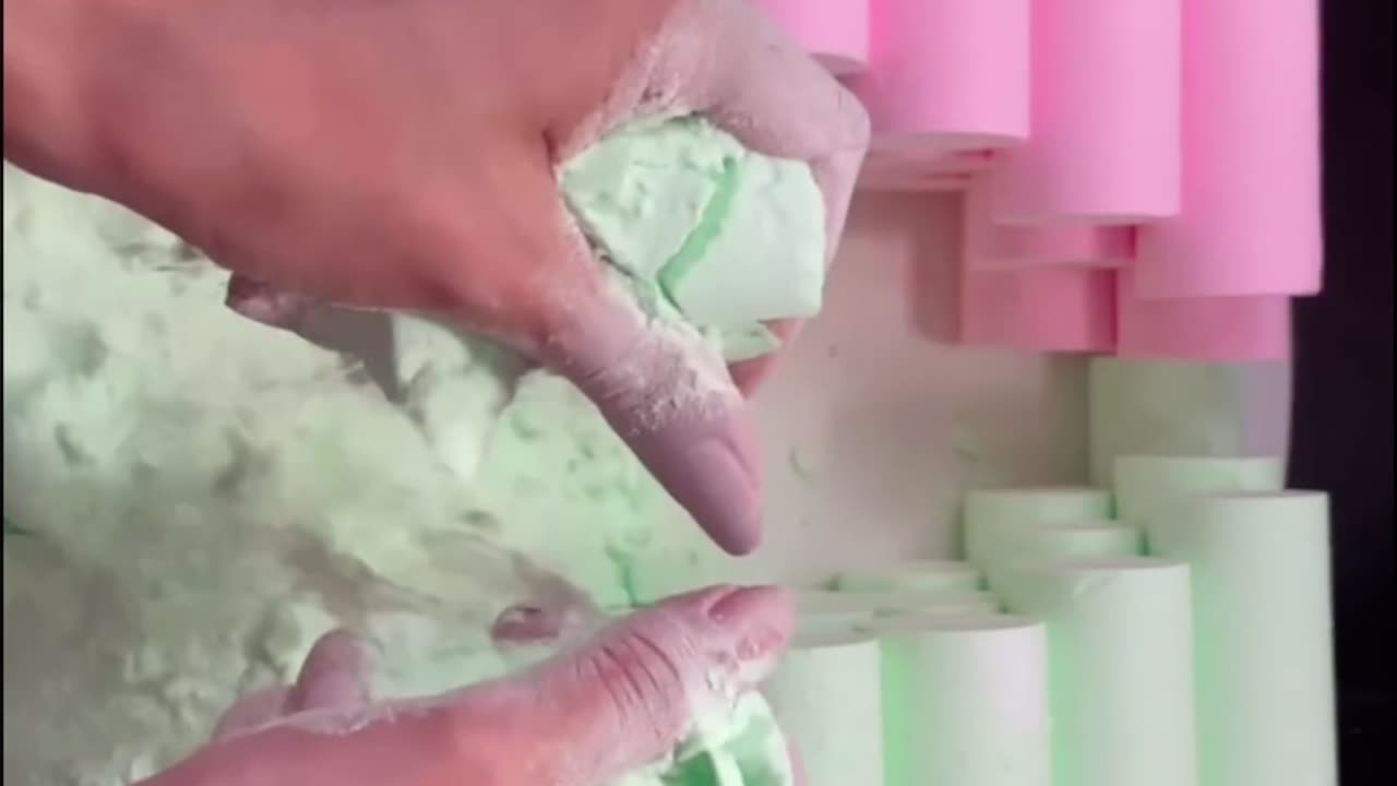 Asmr chalk crushing.