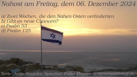 Nahost am Freitag, dem 06. Dezember 2024