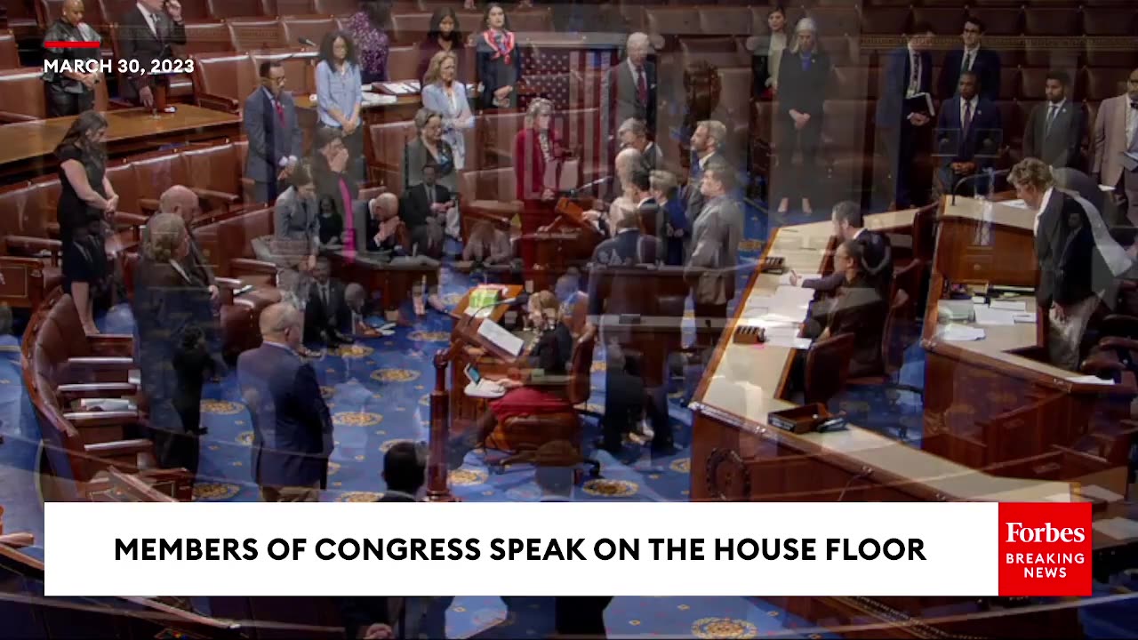 JUST IN- The House Of Representatives Holds A Moment Of Silence For Victims Of Nashville Shooting