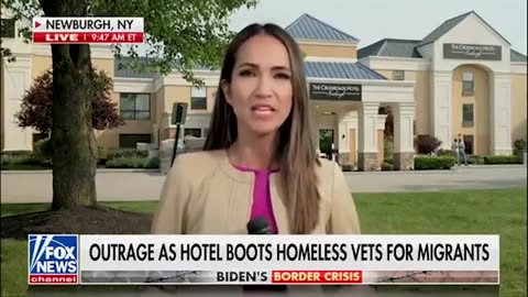 In America under President Biden's administration, a New York hotel evicted homeless veterans