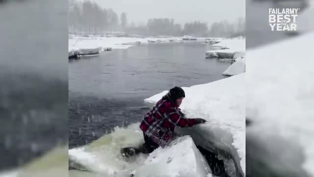 Man Almost Drowns In Arctic Ocean