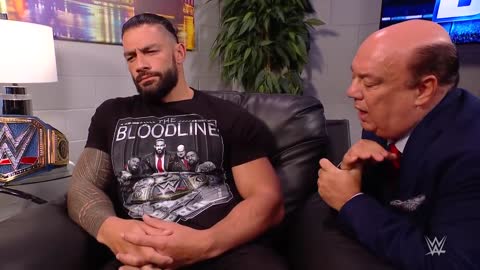 Paul Heyman gives Roman Reigns a message from Brock Lesnar