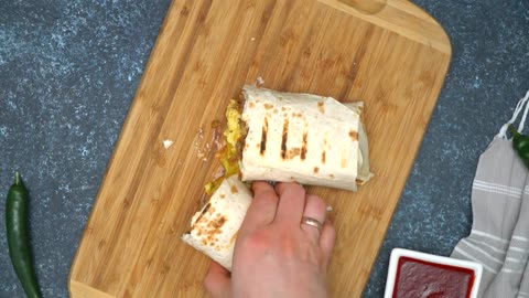 Mexican Taco Breakfast Burrito - Sweet and Savory Meals