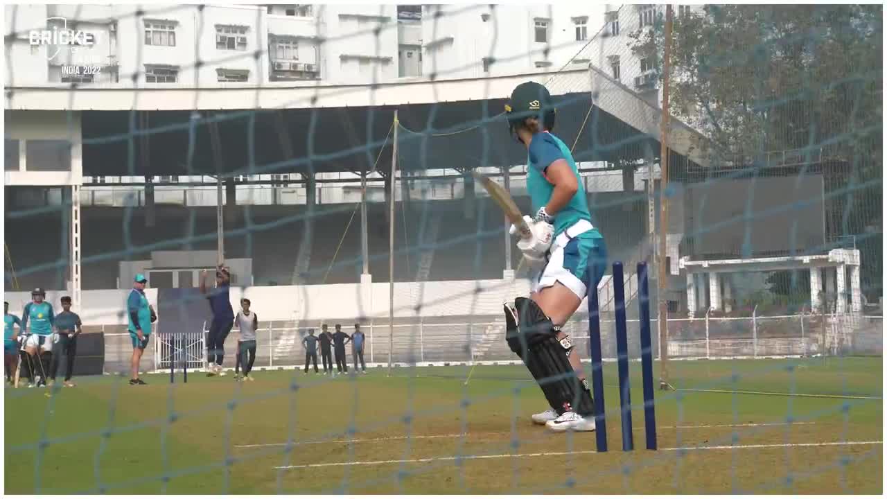 Litchfield lights up Mumbai with aggressive net session | India v Australia 2022-23