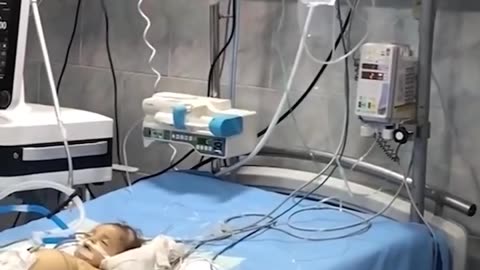 Footage from inside Kamal Adwan Hospital shows the ICU and neonatal ward filled with patients