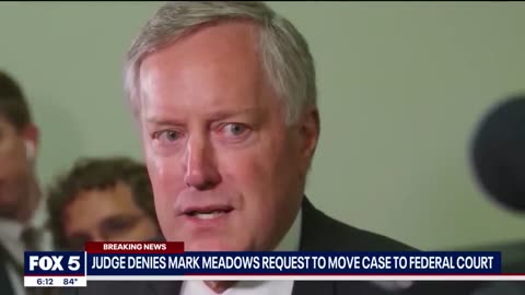 Meadows motion to move case to federal court denied