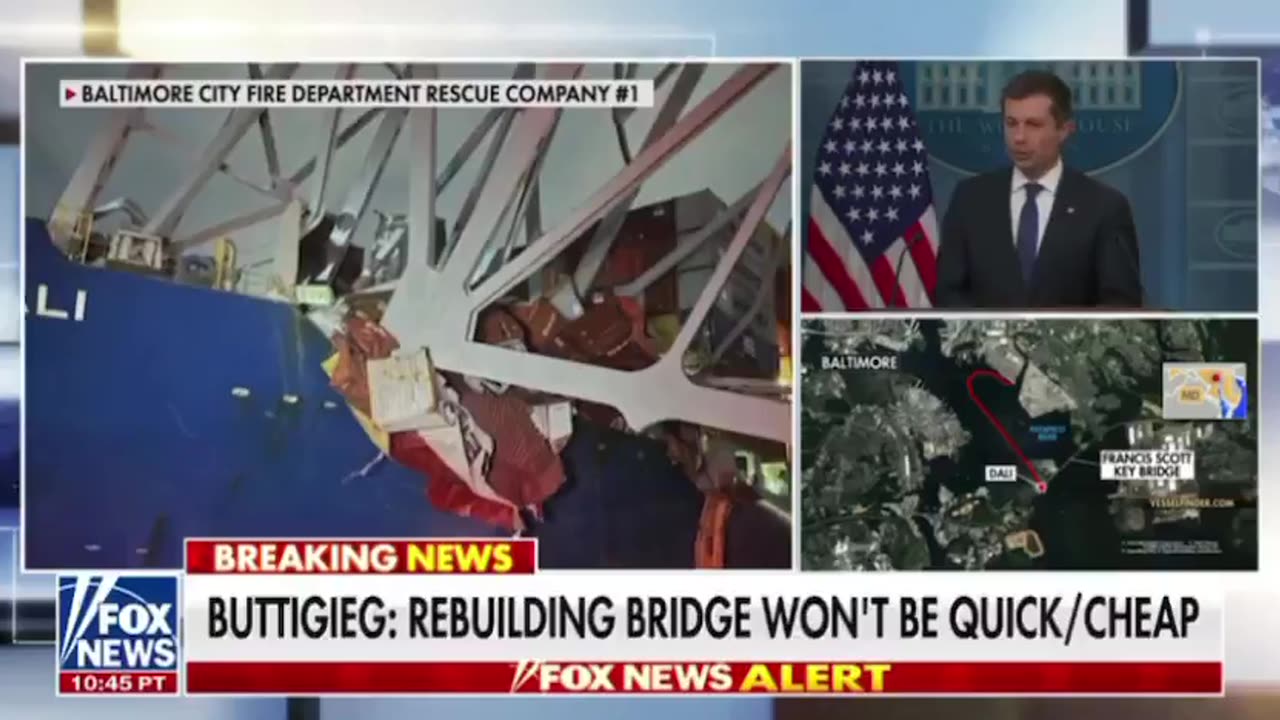 Pete Buttigieg says rebuilding the Baltimore Bridge won't be quick